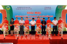 Inauguran semana de productos OCOP de Hanoi en 2022