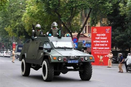 SEA Games 31: Policía de Hanoi refuerza medidas de seguridad 