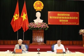 Máximo dirigente vietnamita exige reforzar lucha contra COVID-19 en provincia norteña