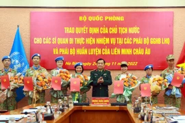 Vietnam envía más oficiales a misiones de paz de la ONU
