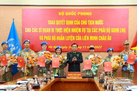 Vietnam envía más oficiales a misiones de paz de la ONU