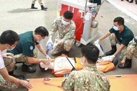 Inauguran curso de capacitación al despliegue del cuarto hospital de campaña de Vietnam