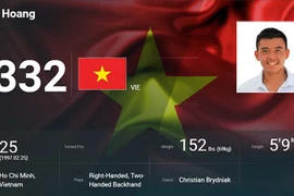 Tenista vietnamita establece nuevo hito en ranking mundial