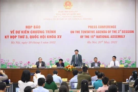  Parlamento de Vietnam iniciará su tercer período de sesiones la próxima semana