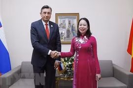 Vicepresidenta de Vietnam sostiene encuentros con líderes mundiales 