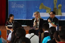 Estudiantes en Quang Tri se unen a evento contra el matrimonio infantil