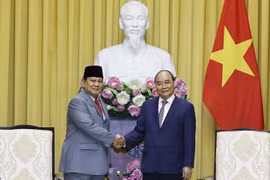 Presidente vietnamita recibe al ministro indonesio de Defensa 