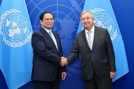Primer ministro de Vietnam se reúne con secretario general de la ONU