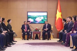 Premier recibe al presidente de Asociación de Amistad de Laos - Vietnam