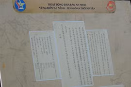 Exposición de documentos históricos sobre el papel de Da Nang bajo dinastía Nguyen