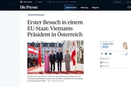 Medios austriacos destacan visita del presidente vietnamita al país europeo