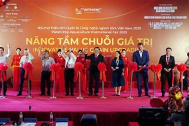 Inauguran feria internacional de acuicultura del camarón de Vietnam