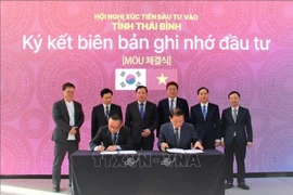 Promueven inversiones de Corea del Sur en la provincia vietnamita de Thai Binh