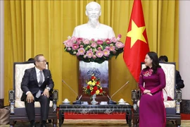 Vicepresidenta de Vietnam recibe gerente de Agencia de Noticias de Japón
