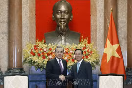 Presidente vietnamita sostiene encuentro con canciller chino