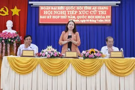 Vicepresidenta Vo Thi Anh Xuan se reúne con votantes de An Giang
