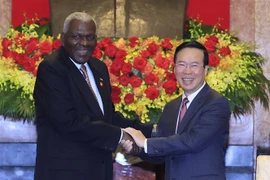 Presidente de Vietnam recibe a titular del Parlamento cubano