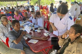 Médicos vietnamitas brindan consulta médica gratuita a coterráneos y laosianos en Laos
