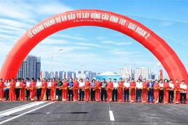Abren al tránsito el puente Vinh Tuy 2 en ciudad de Hanoi