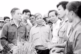 Inaguraran micrositio de Nhan Dan sobre exsecretario general del Partido Nguyen Van Linh
