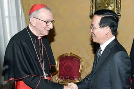 Presidente vietnamita se reúne con el secretario de Estado vaticano