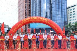 Abre al tráfico paso elevado Chua Boc – Pham Ngoc Thach en Hanoi