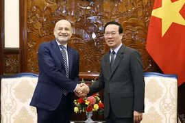 Presidente de Vietnam recibe al embajador italiano