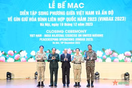 Concluye con éxito ejercicio bilateral Vietnam - India sobre mantenimiento de la paz
