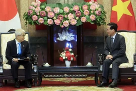 Presidente vietnamita recibe al titular de la Cámara de Consejeros de Japón