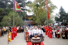 Efectúan ceremonia de tributo a ancestros legendarios en Phu Tho