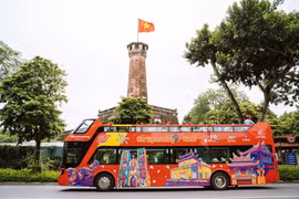 Hanoi ofrecerá viajes gratuitos de autobús de dos pisos en feriado del Día Nacional