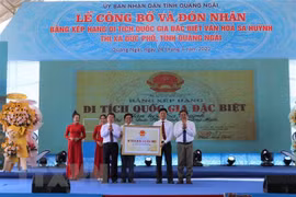 Entregan reconocimiento de reliquia nacional especial a cultura vietnamita Sa Huynh