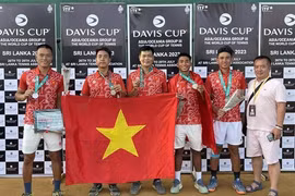 Selección de tenis vietnamita gana boleto para Grupo II de Copa Davis
