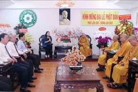 Felicitan a instituciones budistas por el Día de Vesak