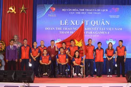 Efectúan ceremonia de despedida de delegación vietnamita a Juegos Paralímpicos de Asia