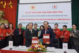 Cruz Roja de Vietnam y China firmaron un Memorando de Cooperación