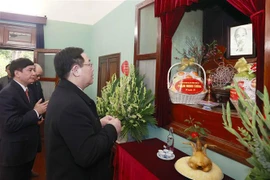 Presidente del Parlamento de Vietnam rinde tributo al Presidente Ho Chi Minh