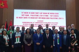 Celebran 35 aniversario de nexos diplomáticos Vietnam-Palestina