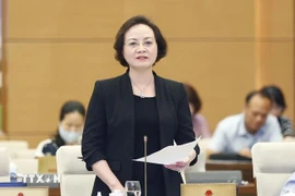 La ministra del Interior, Pham Thi Thanh Tra (Foto: VNA)