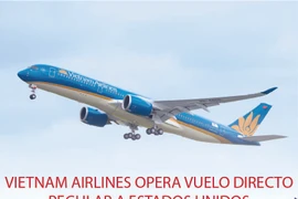 Vietnam Airlines opera vuelo directo regular a EE.UU.