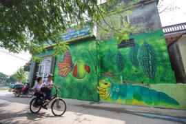 (Televisión) Atractiva aldea de pinturas murales de Chu Xa en Hanoi