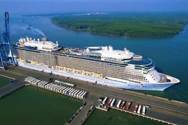 Supercrucero Spectrum of the Seas arriba a puerto vietnamita