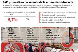BAD pronostica crecimiento de la economía vietnamita