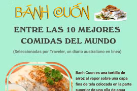 Banh cuon entre las 10 mejores comidas del mundo