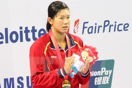 Nadadora vietnamita Anh Vien (Fuentes: VNA) 