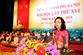 Clausuran XVI Asamblea partidista de Hanoi