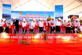 Construyen primera planta de energía solar en Quang Ngai
