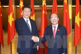 Presidente del Parlamento de Vietnam se reúne con Xi Jinping