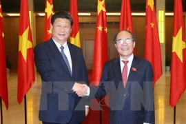 Presidente del Parlamento de Vietnam se reúne con Xi Jinping