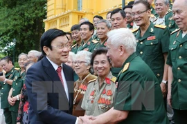 Presidente vietnamita destaca lealtad de unidades militares